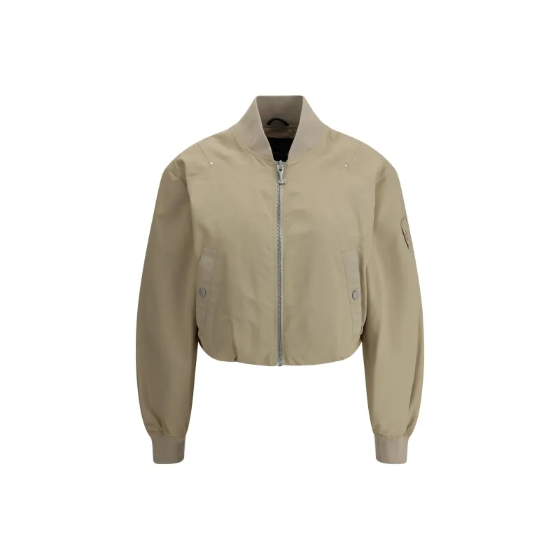 Moose Knuckles Logo Plaque Zipped Bomber Jacket-0