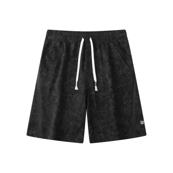 JIANWANG Casual Shorts Unisex Black