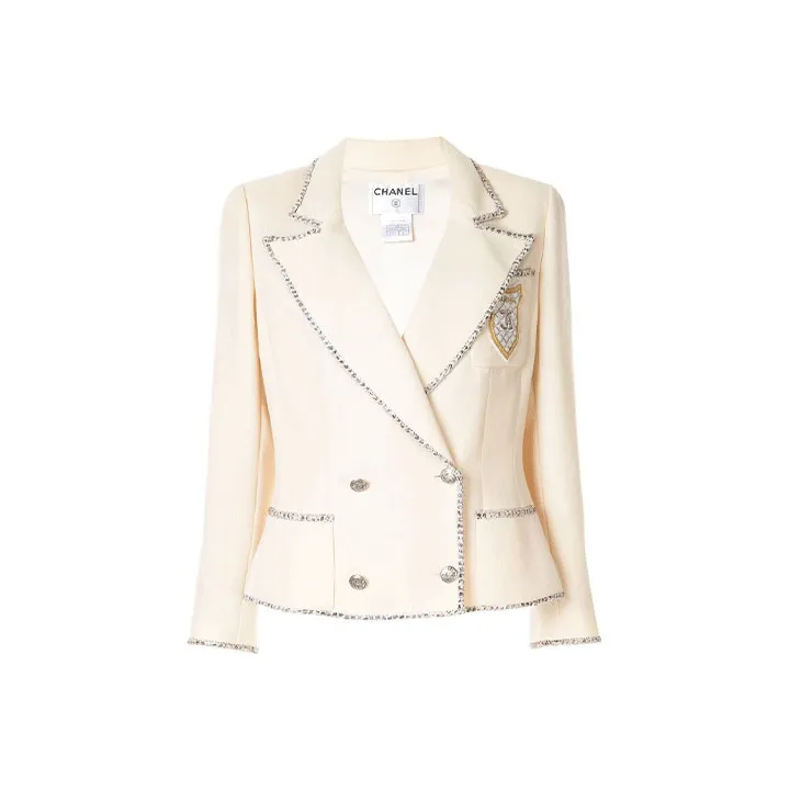 CHANEL 2005 Crest Double breasted Jacket-0