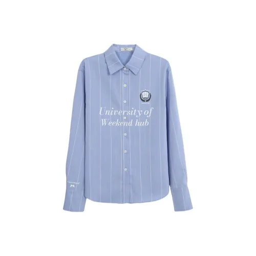 WEEKEND HUB Shirt Women's Light Blue