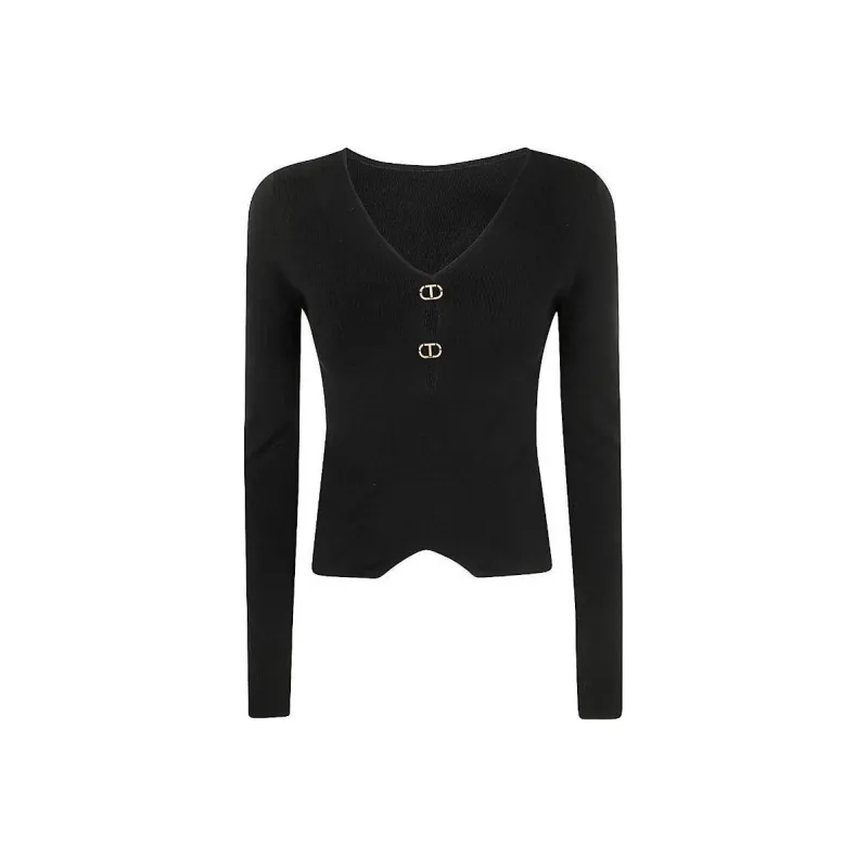 Twinset Cut Out detail Sweater-0