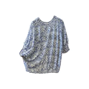 Cypress House Shirt Women's Blue And White Porcelain