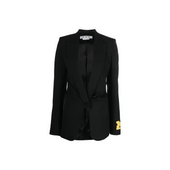 OFF-WHITE Twist Detailed Tailored Jacket