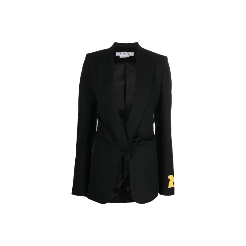 OFF-WHITE Twist Detailed Tailored Jacket-0