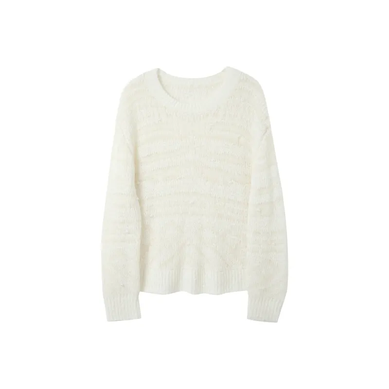 3COLOUR Knitwear Women's Pearl White-0