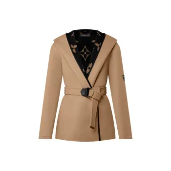 LOUIS VUITTON Coat Women's Brown