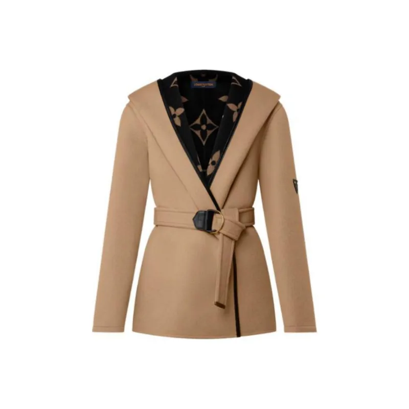 LOUIS VUITTON Coat Women's Brown-0
