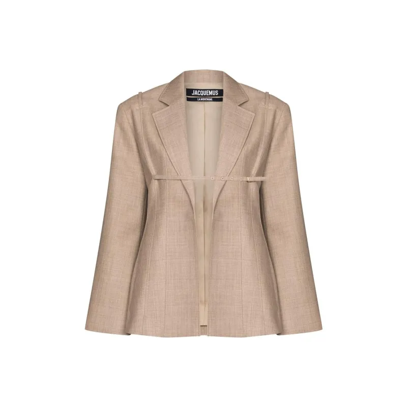 Jacquemus Business Suits Women's Light Brown-0