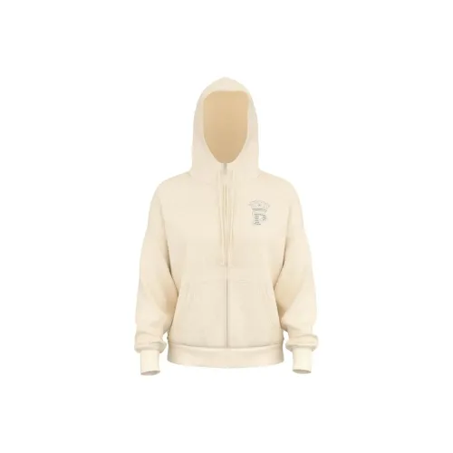Victoria's Secret PINK Ivy Fleece Campus Bling Full-Zip Hoodie/LEWSB Sweatshirt Women's White Shell Accessory