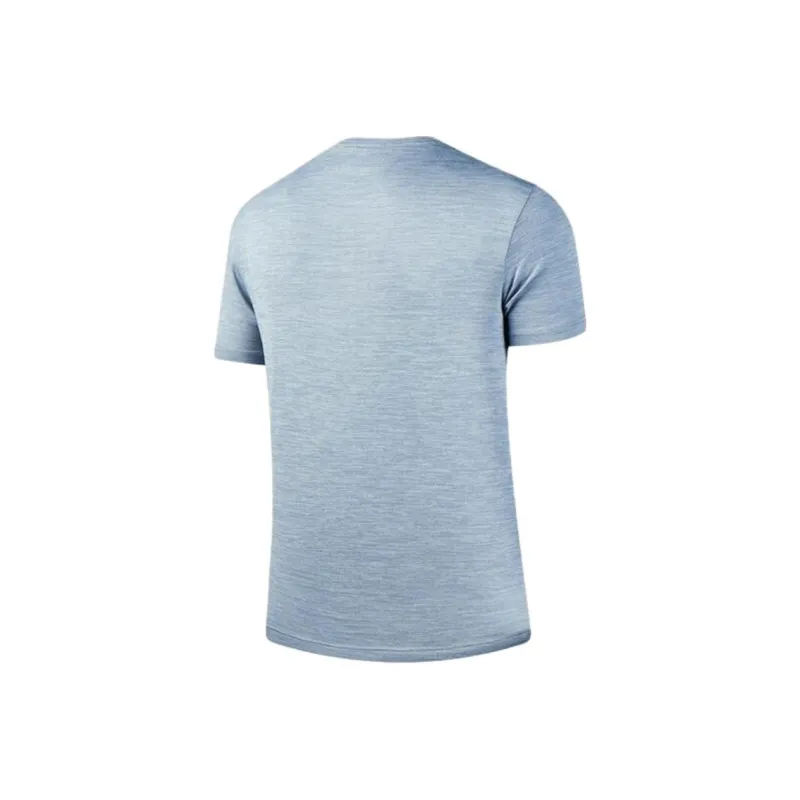 QIAODAN T Shirt Men's Mineral Blue Floral Yarn-1