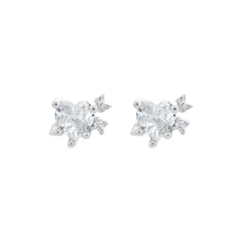 Anxious 925 Sterling Silver Needle Stud Earrings Women's