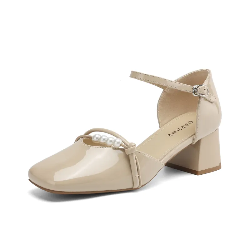 DAPHNE Chunky Heel High Heels Medium Heel Women's-3
