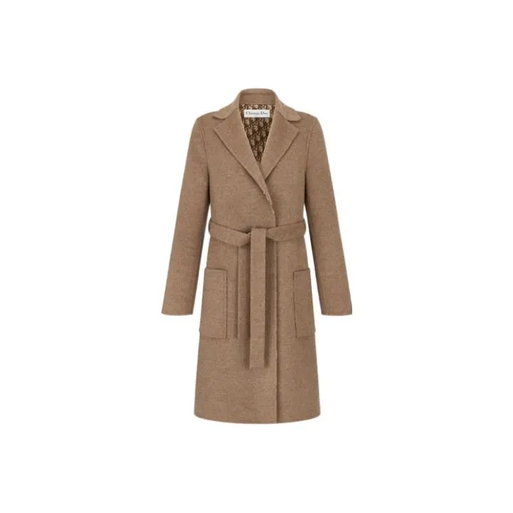 DIOR Coats Women's Brown-0