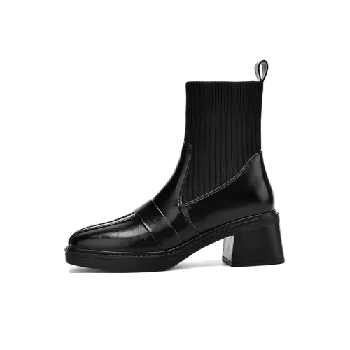 DAPHNE Ankle Champion boots Women's Black, Brown