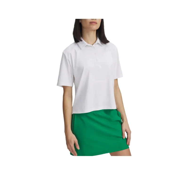 Under Armour Boxy Polo Shirt Women's White-0