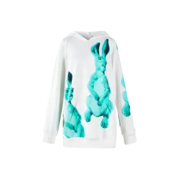 VVNK JANE PLUS Sweatshirt Women's White Print Green