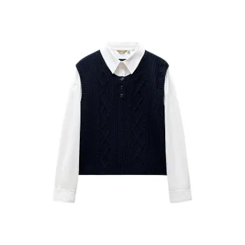 INSUN Knitwear Women's Navy Blue