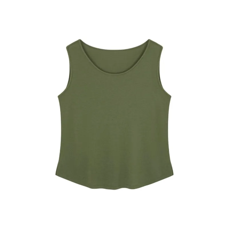 Mo Han Yi Mei Tank Top Women's Fruit Green-0