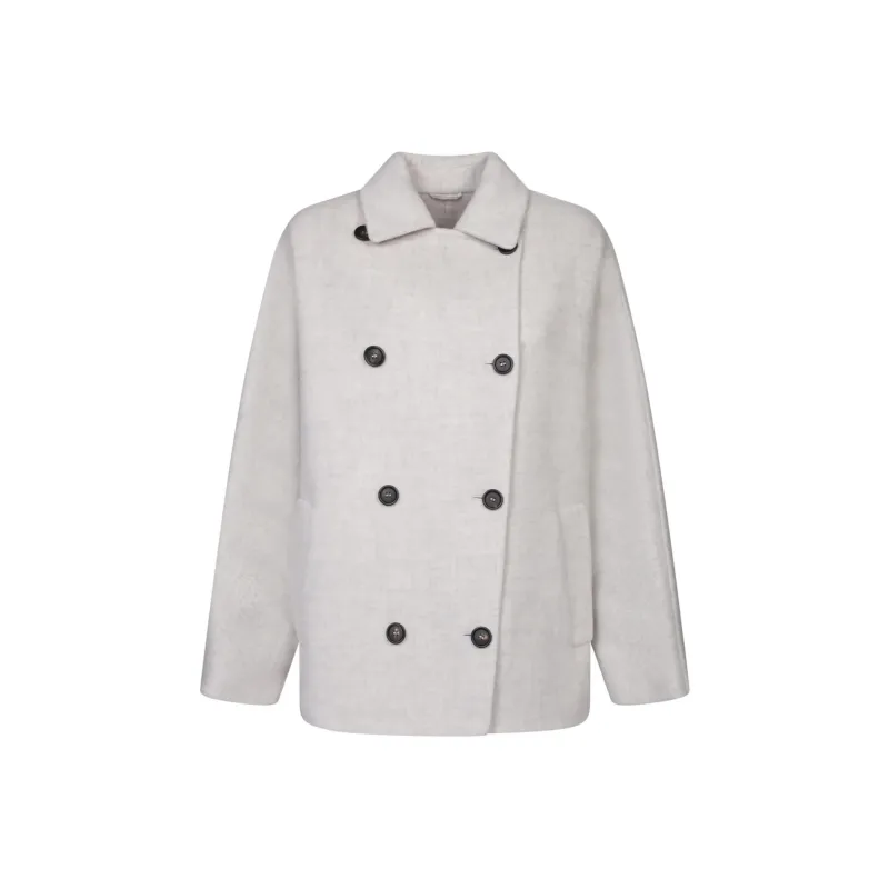 Brunello Cucinelli Double Breasted Long Sleeved Coat-0