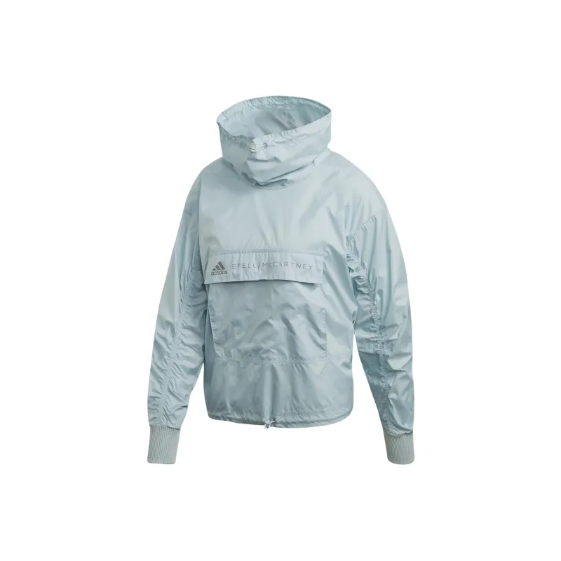 Adidas Stella McCartney Анорак Tech Jackets Coats Women's Pure Blue-0