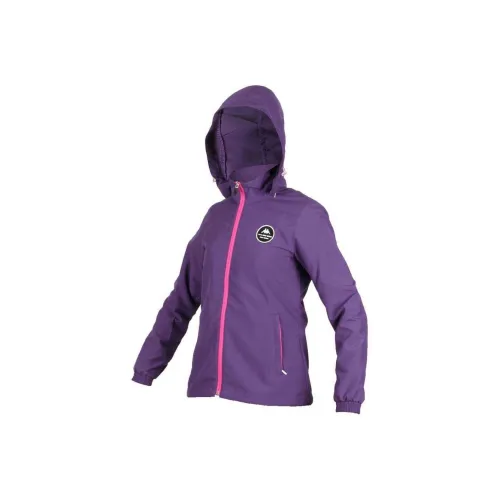 Kappa Jackets Coats Women's Dark Purple Peach Pink