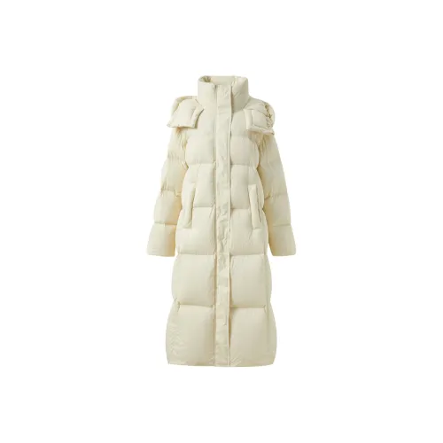 3COLOUR Down Jacket Women's Yellow Cream