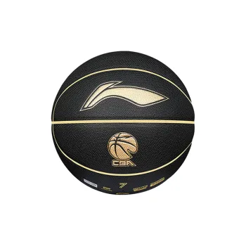 LiNing PU Basketball Black Gold Size 7 Training Competition Unisex