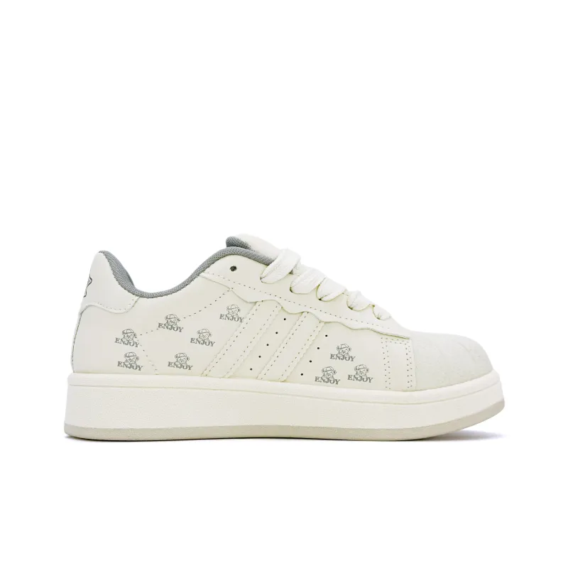 Teddy Bear Collection Low Top Skateboard Shoes Women's-7