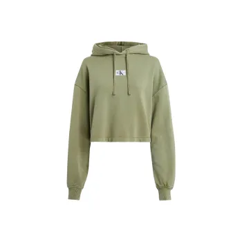 CALVIN KLEIN Sweatshirt Europe Version Women's Green