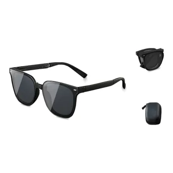 MI TR90 Square Sunglasses Unisex Black/Brown/Coffee Multicolor Fashion Choices