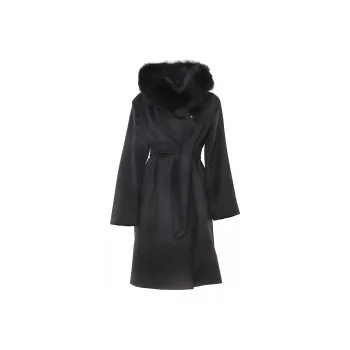 MaxMara Studio Belted Long Sleeved Coat