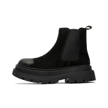 Lanza Chelsea Boots Unisex Black/Yellow