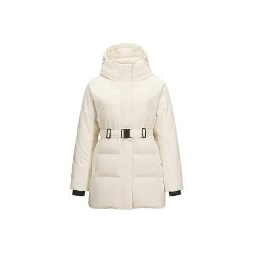 Skechers Mountain And Wild Outdoor Series FW24 Down Jacket Women's Egg White