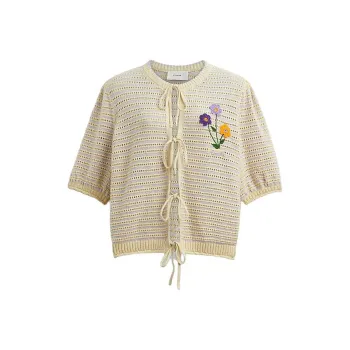 COACH SS24 Knitwear Women's Cream White