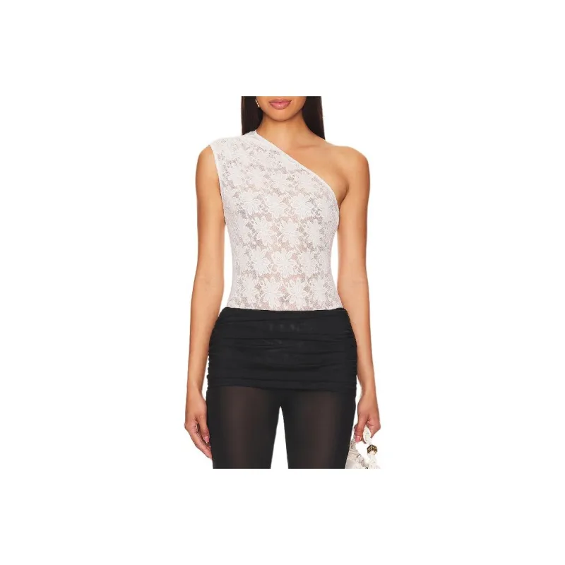 Miaou Bodysuits Women's White-0