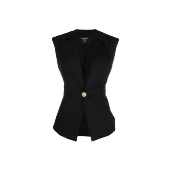 BALMAIN Sleeveless Single breasted Jacket