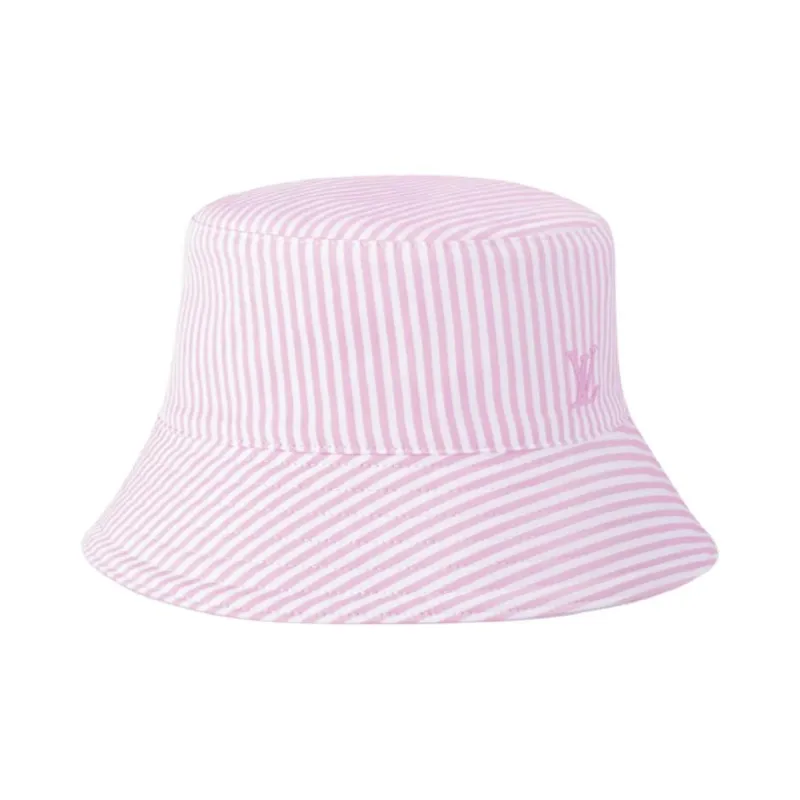 Lv Lv League Striped Bucket Hat-0