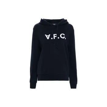 A.P.C Logo Printed Drawstring Hoodie