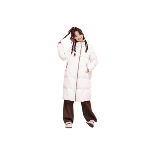 ZIHAN Down Jacket Women's Beige Gold