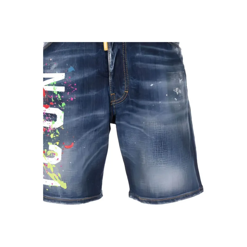 DSQUARED 2 FW22 Denim Shorts Men's Blue-5