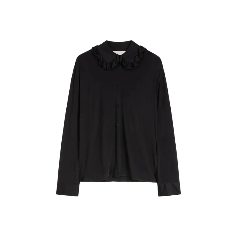 JIL SANDER Ruffle collar Shirt-0