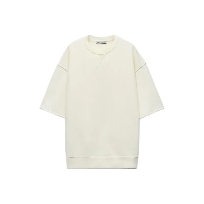 ZARA Sweatshirts Women's White-0