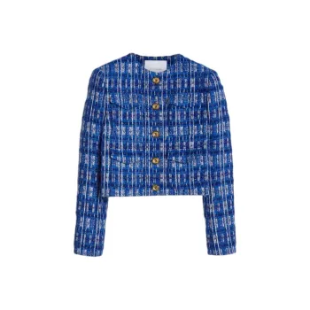SCANLAN THEODORE Tinsel Cargo Jacket Jackets Coats Women's Cobalt/Cobalt Blue