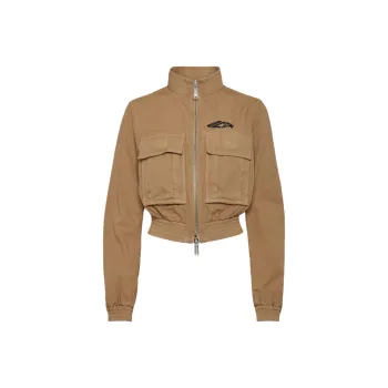 DSQUARED 2 Stand Up Collar Short Jacket