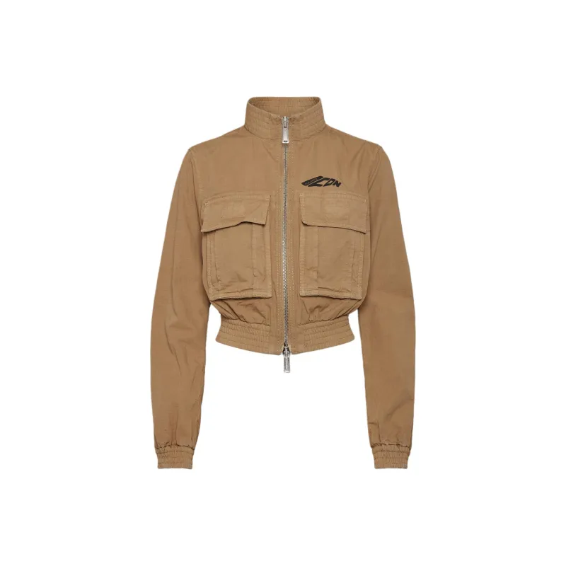 DSQUARED 2 Stand Up Collar Short Jacket-0