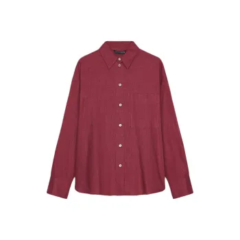 ZARA Shirts Women's Dark Red