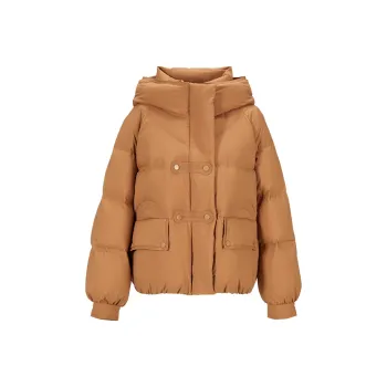 XIANGYING Down Jacket Women's Orange