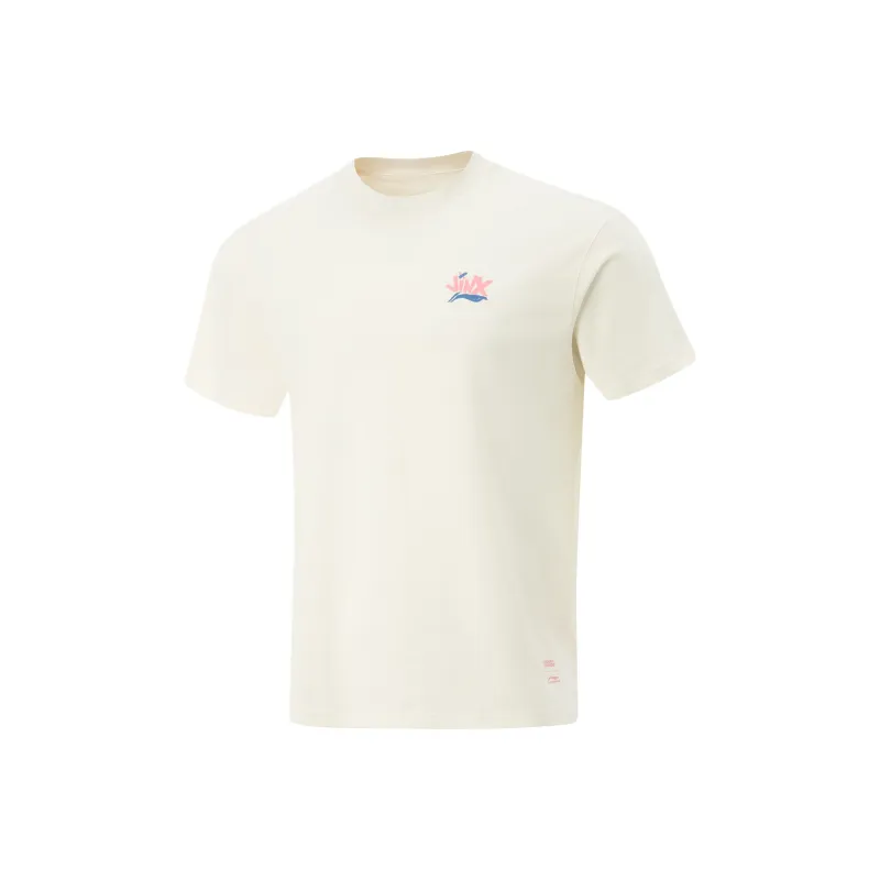LiNing x LEAGUE OF LEGENDS Sports Life Collection T Shirt Men's Ecru-0
