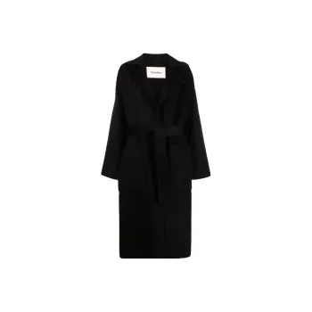 NANUSHKA Alamo Belted Long Sleeved Coat