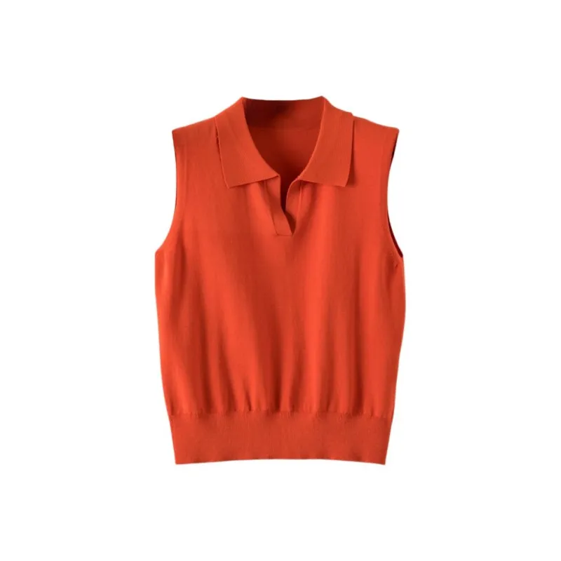 Late White Knitwear Women's Orange-0